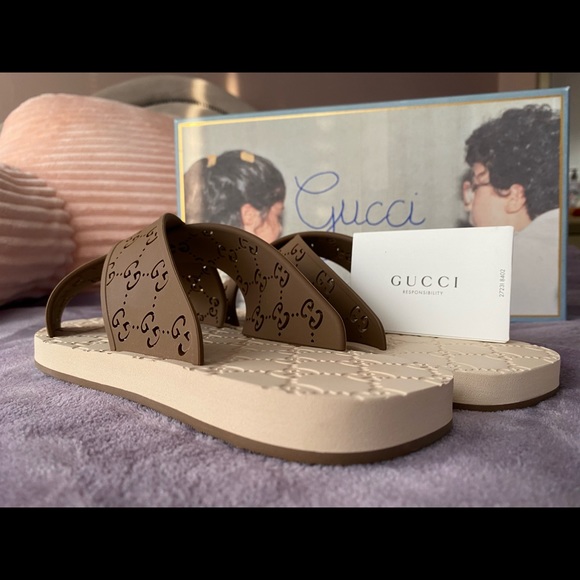 Gucci Rubber Slides (Men size: 11) main image 7